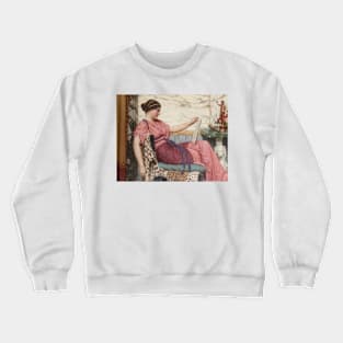 An Amateur by John William Godward Crewneck Sweatshirt